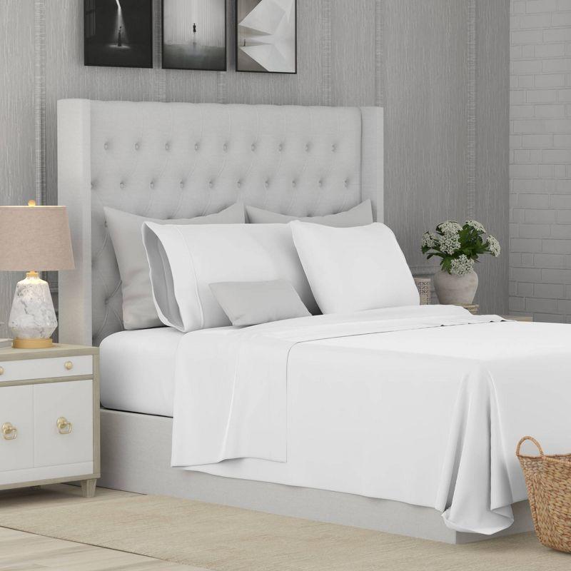 Color Sense Ultra-Soft & Silky 800TC Rich Cotton-Blend Wrinkle-Resistant Sheet Set