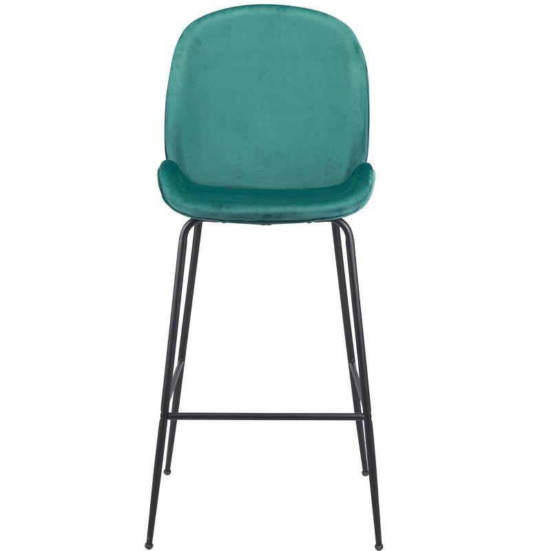 Zuo Miles Barstool Green