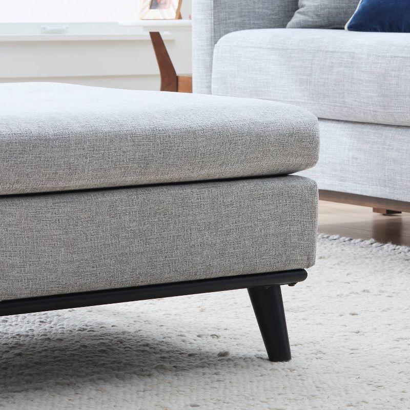 Wade Logan® Crampton Upholstered Ottoman