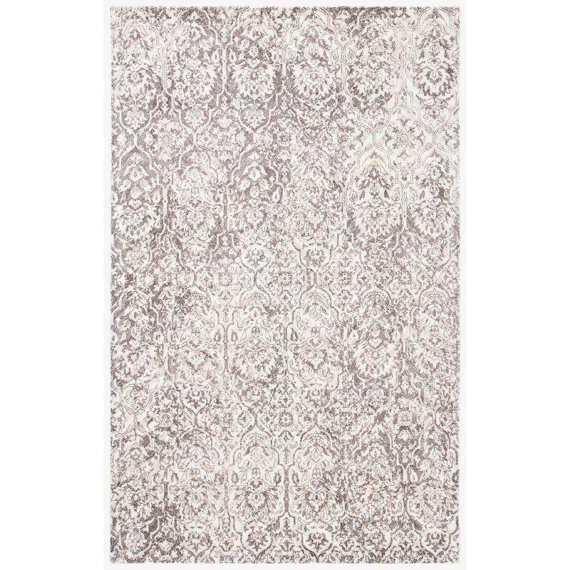 Beige Ivory Hand-Tufted Wool Rectangular Area Rug