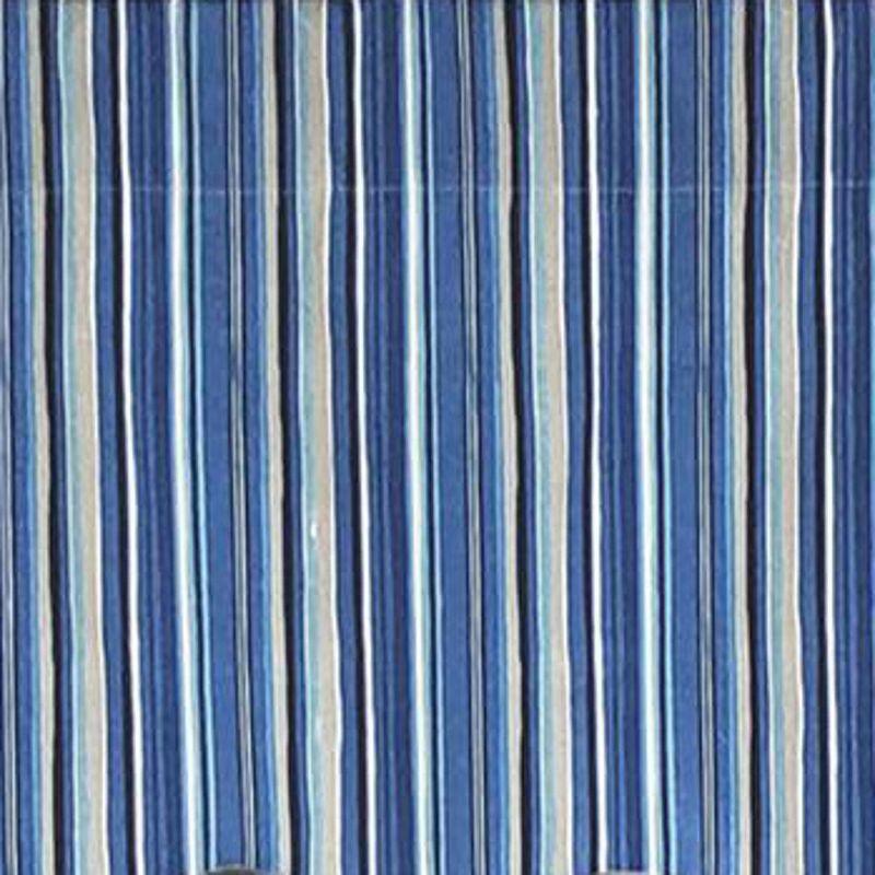 RLF Home Modern Design Classic Beach Stripe Regal Style Window Valance 50" x 17" Blue