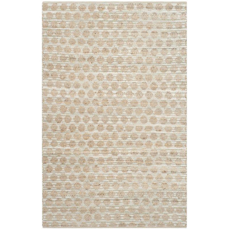 Cape Cod 4' x 6' Handwoven Gray Cotton Area Rug