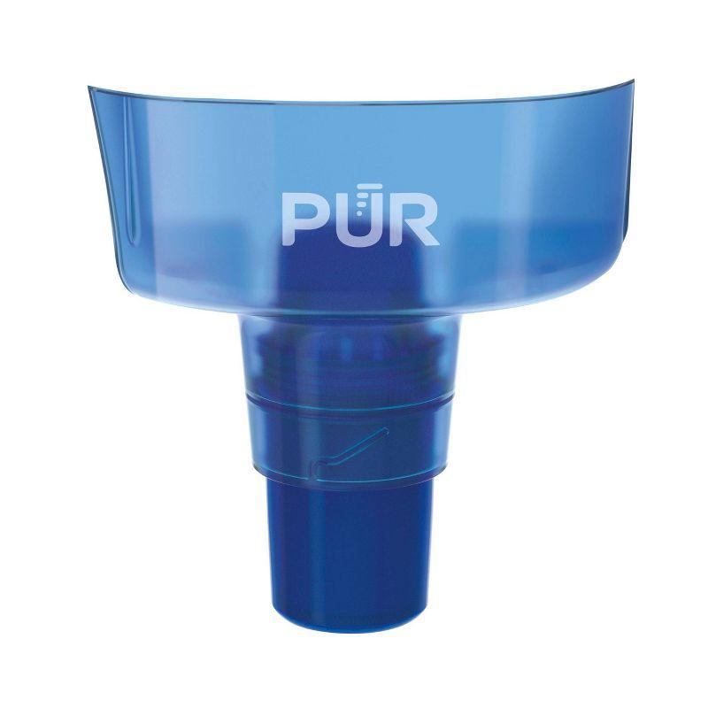 PUR 7 Cup Water Pitcher Filtration System White/Blue PPT700W: BPA-Free, Filters Chlorine & Mercury, 40-Gallon Capacity