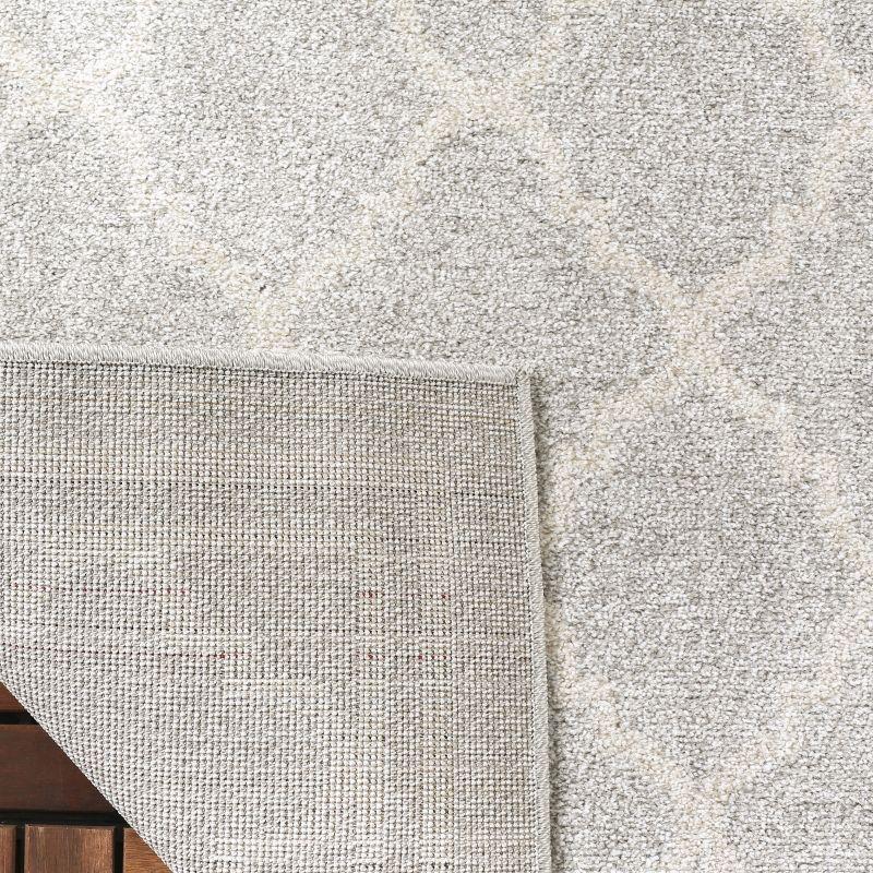 Amherst AMT422 Power Loomed Indoor Area Rug - Light Grey/Beige - 5'x5' - Safavieh