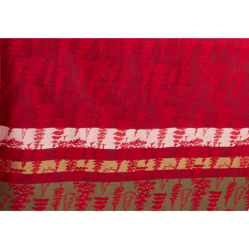 Saro Lifestyle Table Runner With Christmas Tree Plaid Design, Multi, 13" x 120"