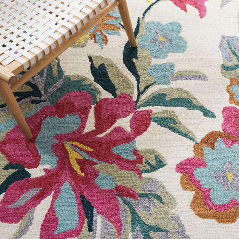 Jardin JAR151 Hand Tufted Area Rug - Ivory/Pink - 4'x6' - Safavieh