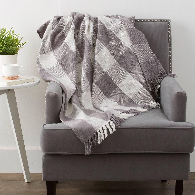 50"x60" Buffalo Check Throw Blanket - Design Imports