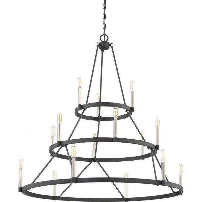 Quoizel Lighting Doran 15 - Light Chandelier in  Mottled Black