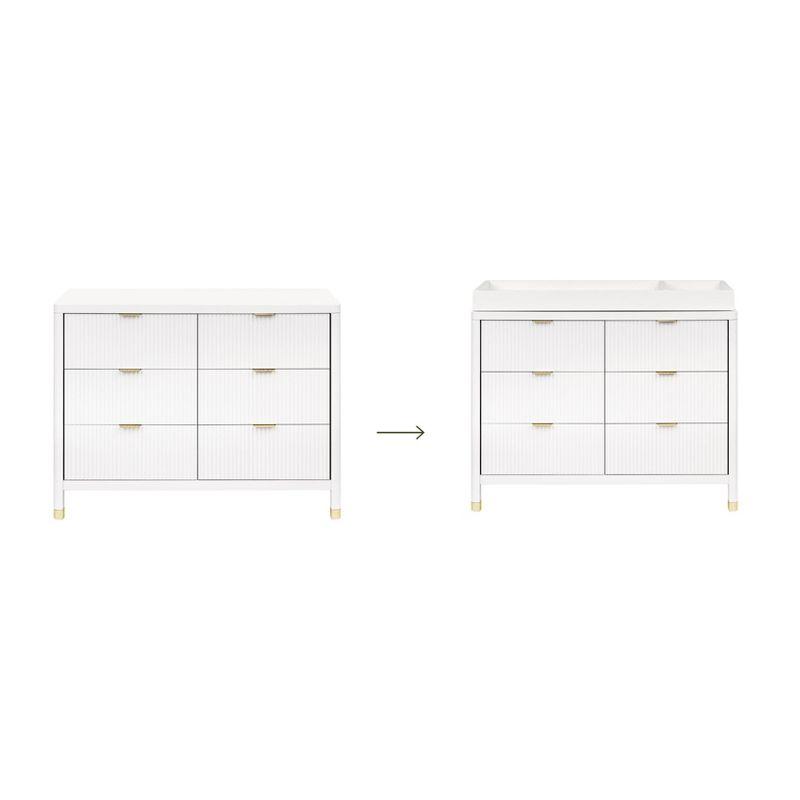 Brimsley Tambour 6 - Drawer Assembled Dresser