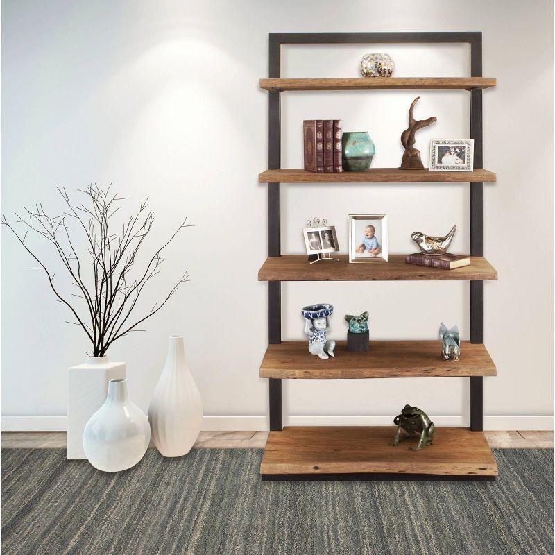 75&#34; Sequoia Bookcase Brown - Treasure Trove Accents