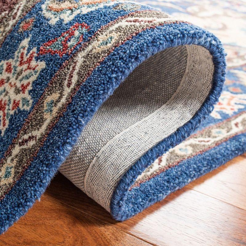 Antiquity AT520 Hand Tufted Area Rug - Blue/Ivory - 3'x5' - Safavieh.