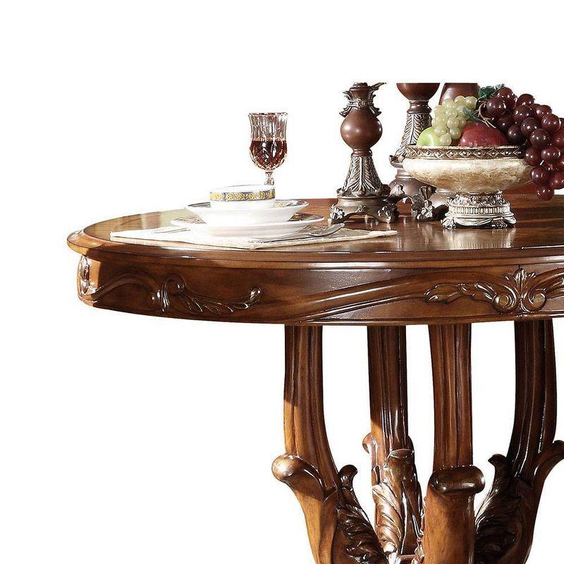 Acme Furniture Dresden Dining Table Cherry Oak Finish