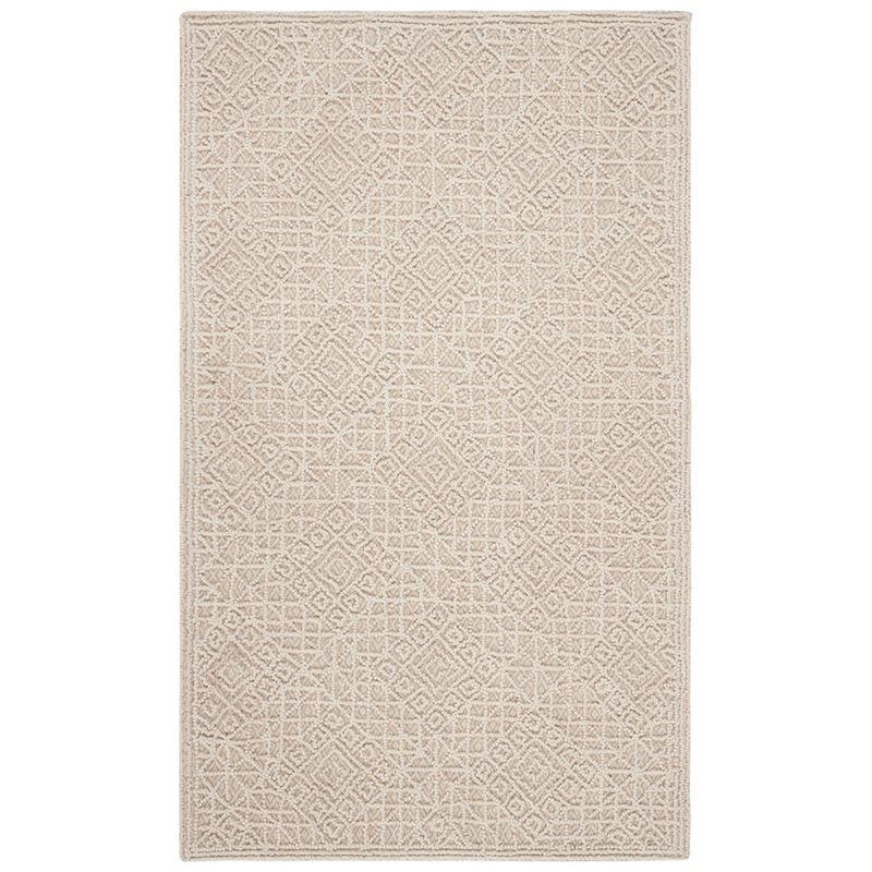 Trace TRC255 Hand Tufted Indoor Accent Rug - Light Beige - 2'3"x4' - Safavieh