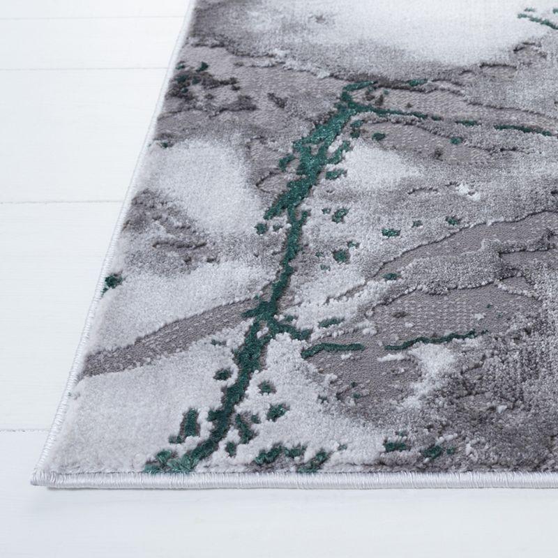 Craft CFT877 Loomed Indoor Area Rug - Grey/Green - 8'x8' - Safavieh