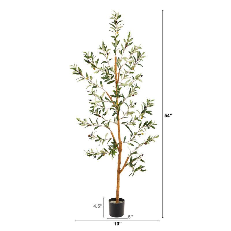 Nearly Natural 4.5-ft Olive Artificial Tree