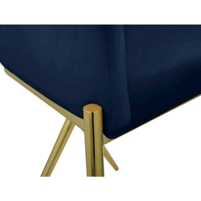 Upholstered 27'' Counter Stool with Metal Frame