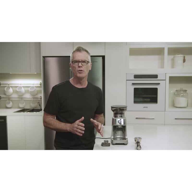 Breville 12oz Dose Control Pro Stainless Steel Coffee Grinder Silver BCG600SIL: 60 Settings Burr Espresso Grinder