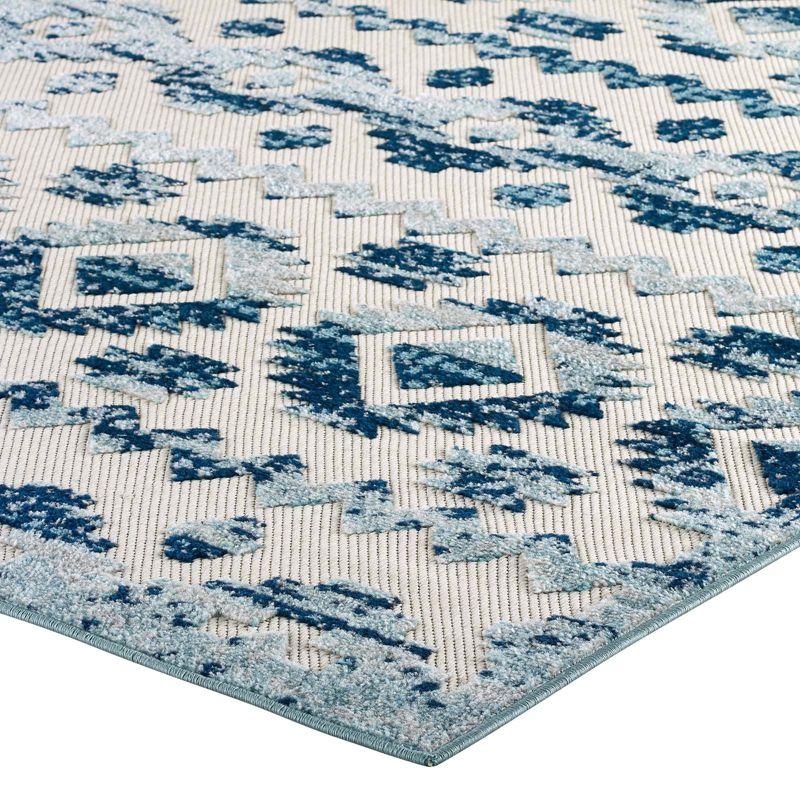 Modway Modway Reflect Contemporary Abstract Diamond Indoor and Outdoor Area Rug