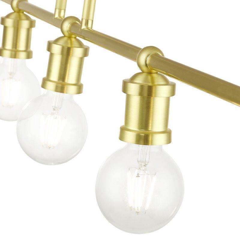 Livex Lighting Lansdale 5 - Light Chandelier in  Satin Brass