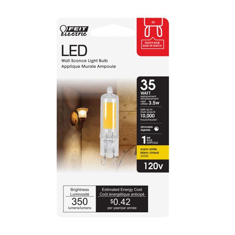 Feit Electric G9 G9 LED Bulb Warm White 35 Watt Equivalence 1 pk