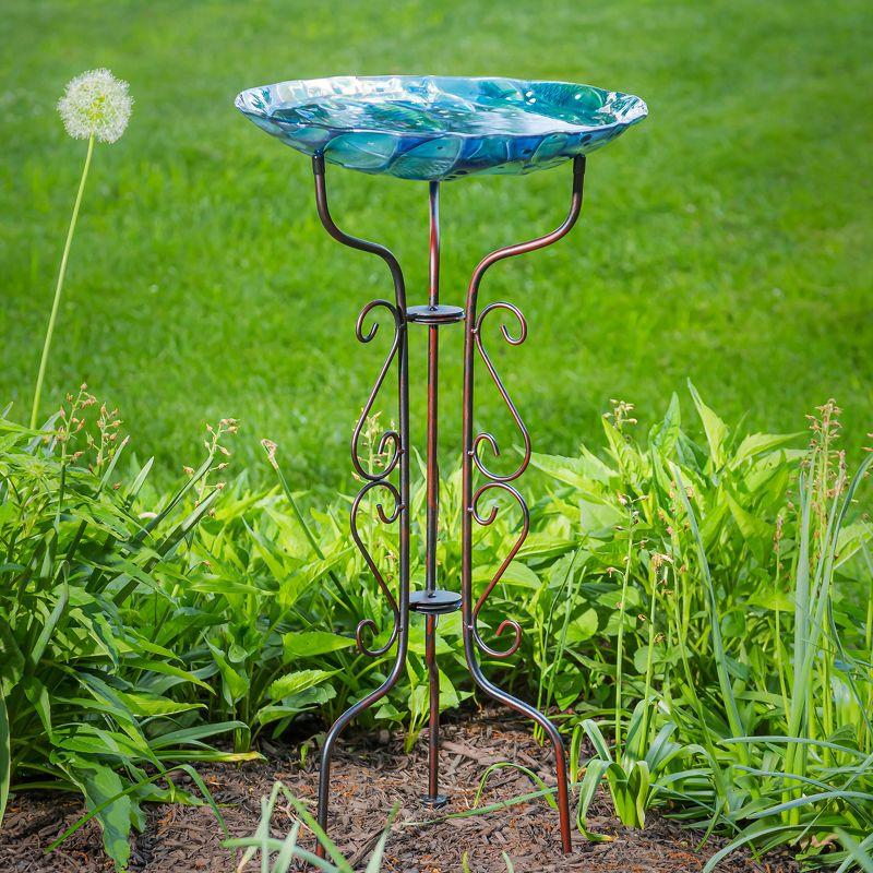 Evergreen Birdbath Stand, tall