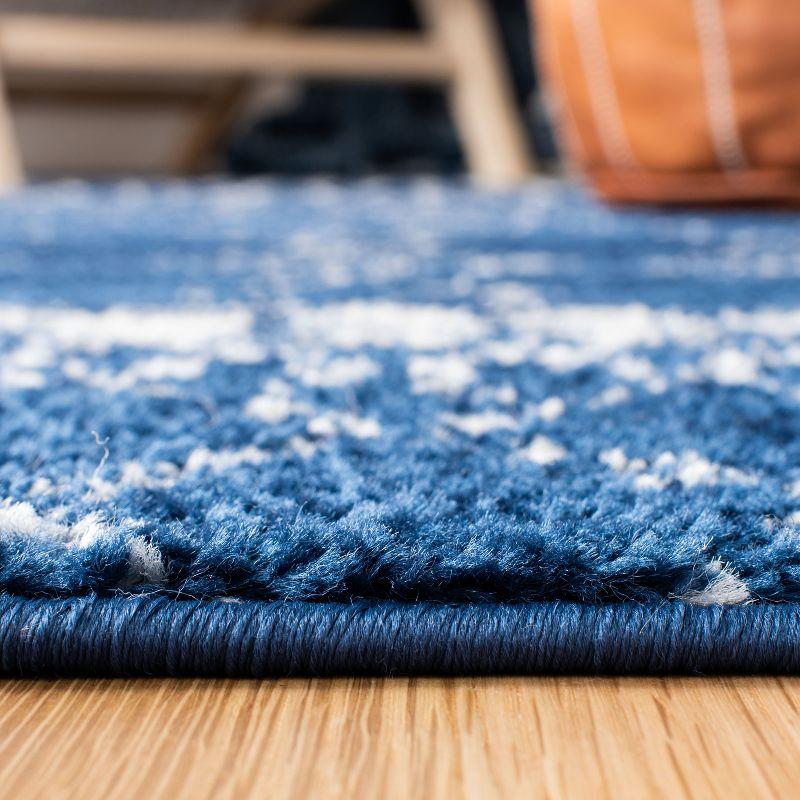 Tulum TUL229 Power Loomed Runner Rug - Navy/Ivory - 2'x11' - Safavieh.