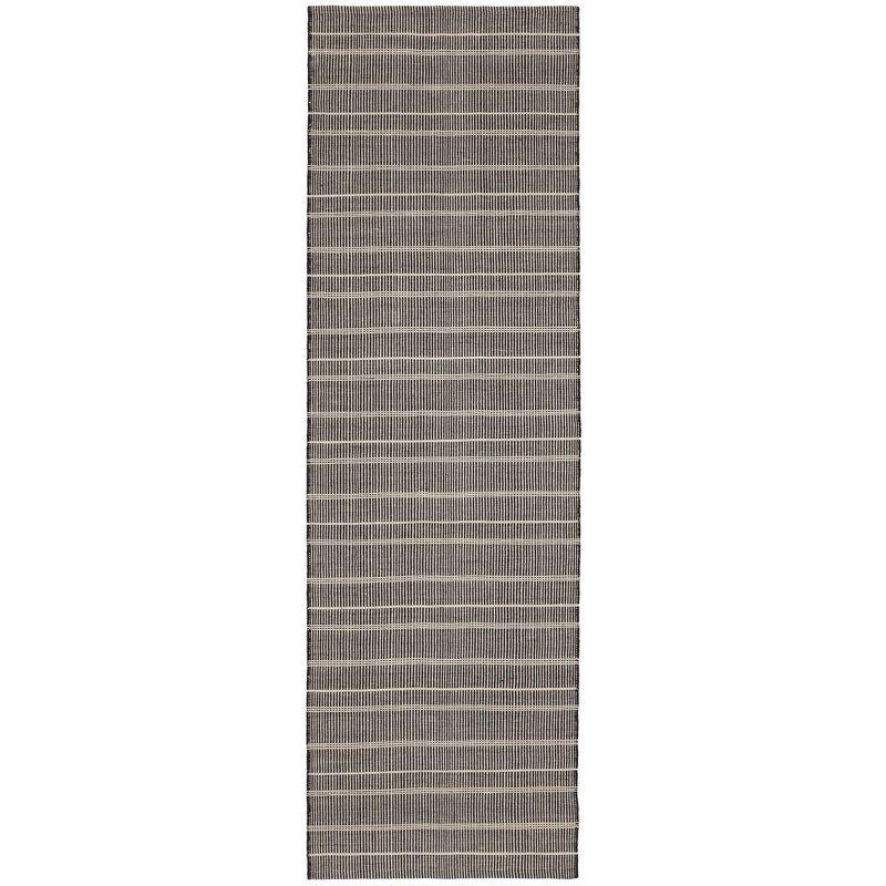 Samson Black Handwoven Indoor/Outdoor Rug