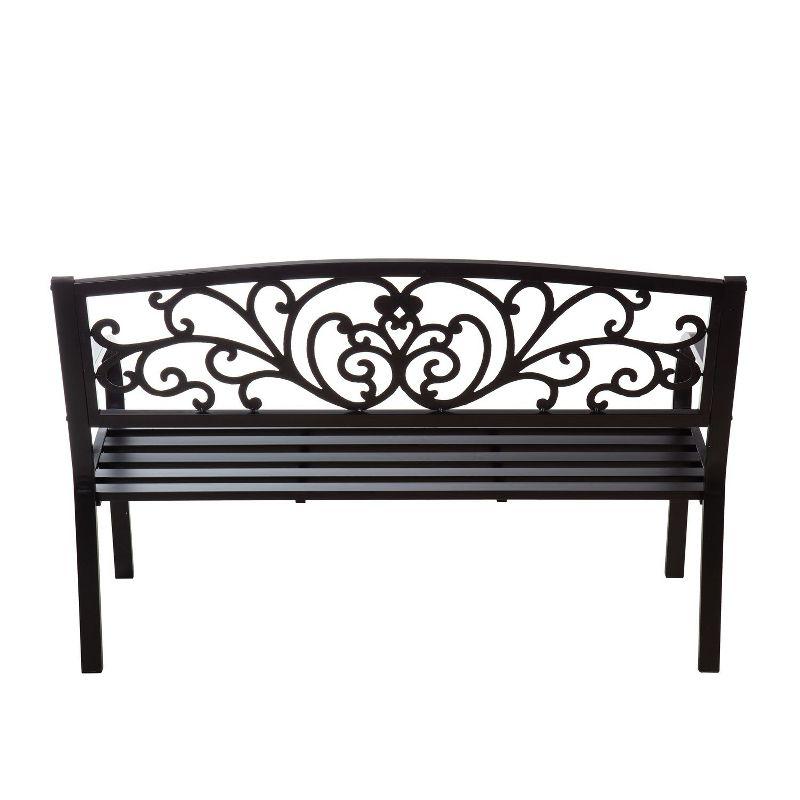 House of Hampton® Blooming Garden Metal Bench