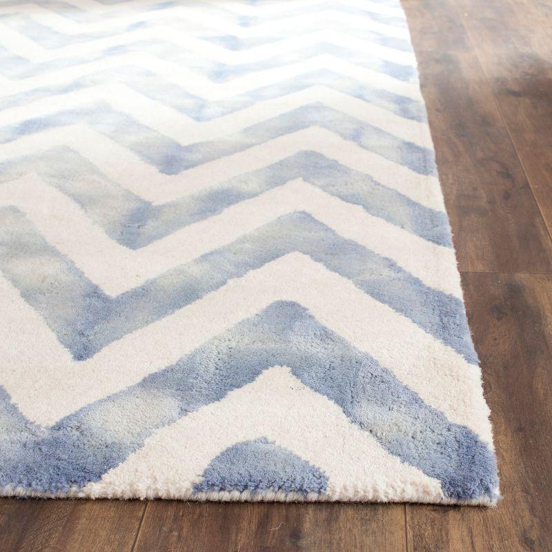 Dip Dye DDY715 Hand Tufted Area Rug - Ivory/Blue - 3'x5' - Safavieh.