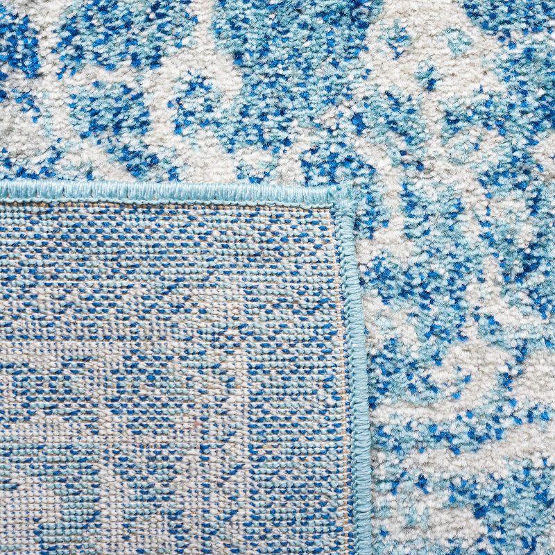 Evoke EVK256 Power Loomed Area Rug - Blue/Ivory - 10'x14' - Safavieh.