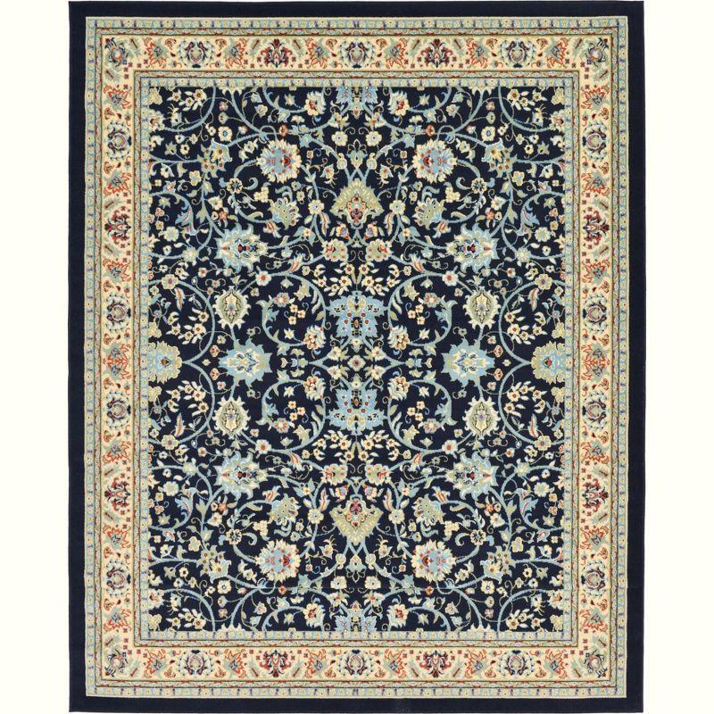 Unique Loom Sialk Hill Washington Floral Indoor Woven Area Rug