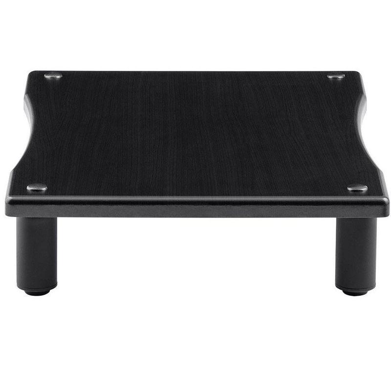 Monolith Amplifier/Component Stand XL - Black, Open Air Design, Scratch-Resistant, Hold Up to 200lbs. Perfect Way to Organize AV Components