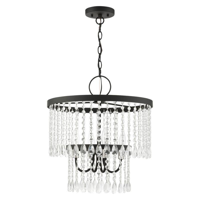 Livex Lighting Elizabeth 4 - Light Pendant in  Black