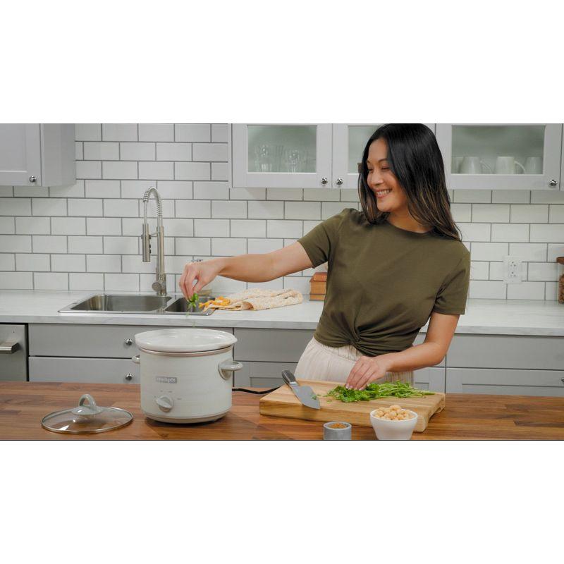 Crockpot 7-Quart Programmable Slow Cooker with Locking Lid and Little Dipper Food Warmer