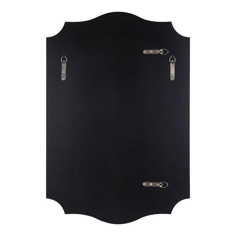 20" x 30" Hollyn Decorative Framed Wall Mirror Gold - Kate & Laurel All Things Decor: Chic Scalloped Edge, Hangs Both Ways