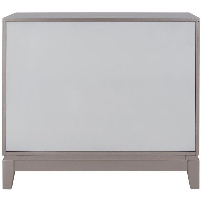 Shannon 2 Door 1 Shelf Chest - CHS9203 - Champagne/Mirror - Safavieh