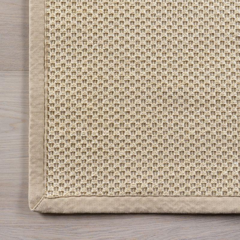Proper Sisal and Wool Tan Area Rug