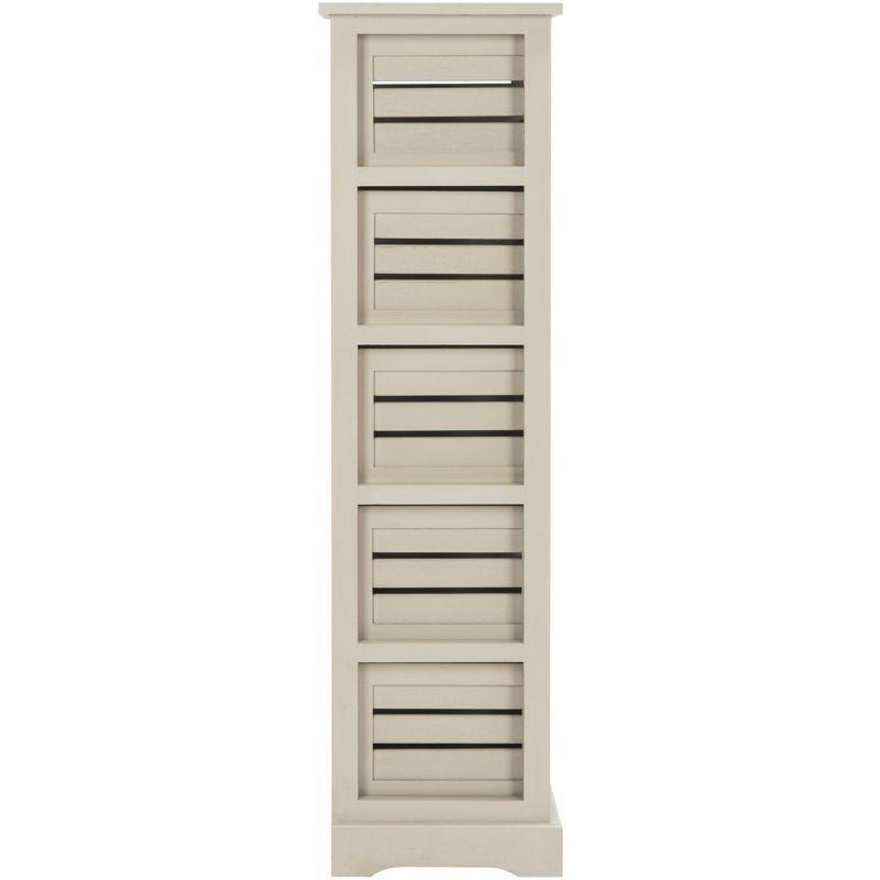 Samara 5 Drawer Cabinet - AMH5714 - Vintage Grey - Safavieh Couture