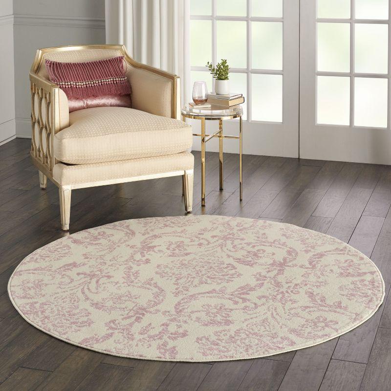 Nourison Jubilant Farmhouse Vintage Damask Area Rug