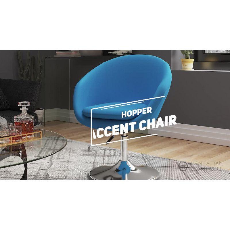 Ivy Bronx Sior Upholstered Swivel Barrel Chair