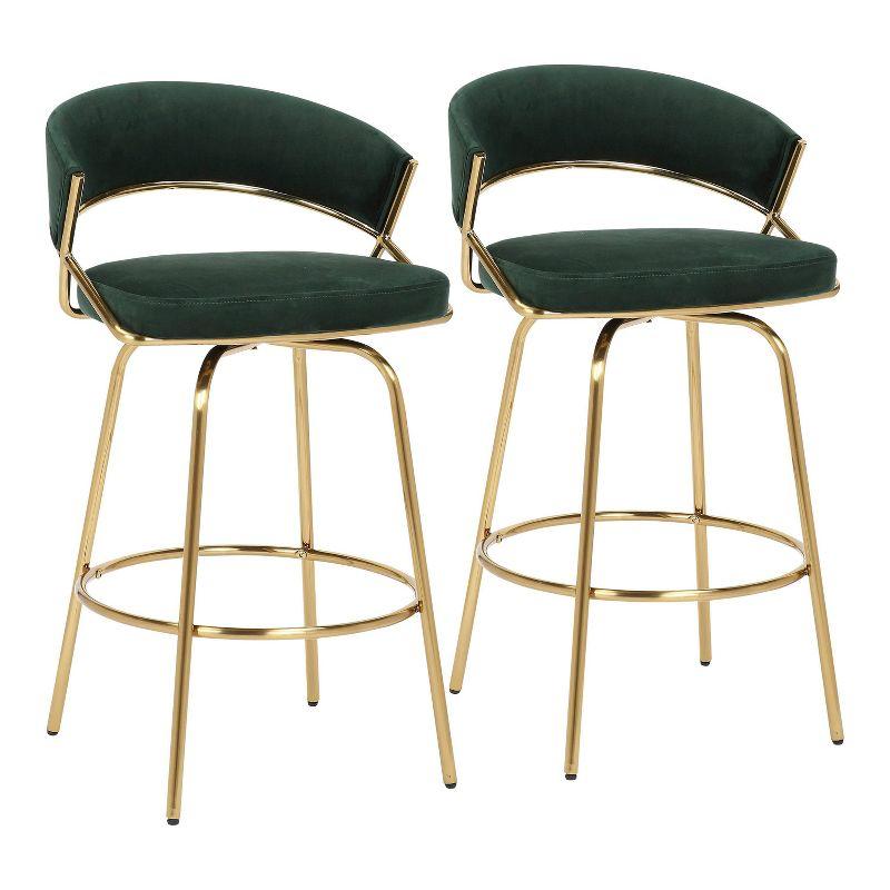 Set of 2 Jie Counter Height Barstools - LumiSource