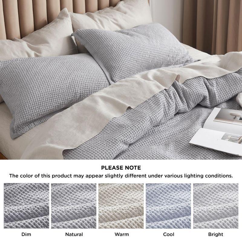 Bedsure Bedsure 100% Cotton Waffle Weave Duvet Cover