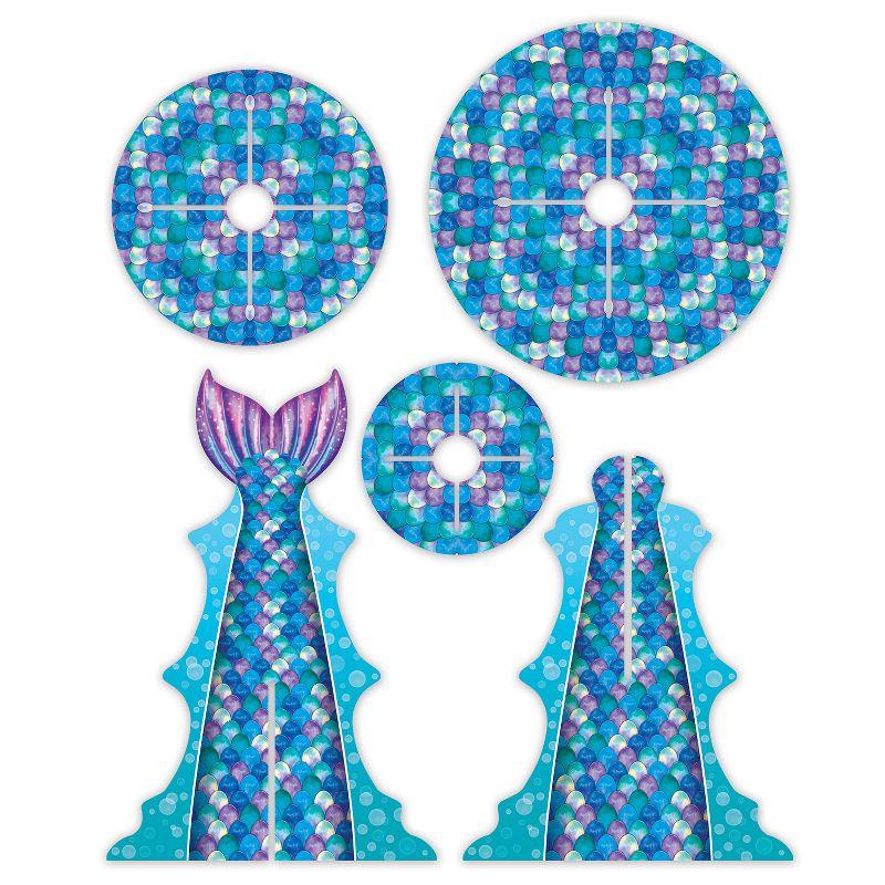 Beistle Mermaid Cupcake Stand, 16", (1/Pkg) Multicolored