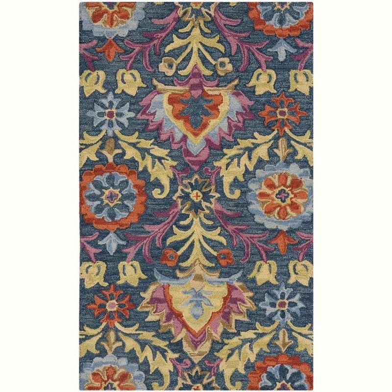 Suzani SZN312 Hand Hooked Area Rug  - Safavieh