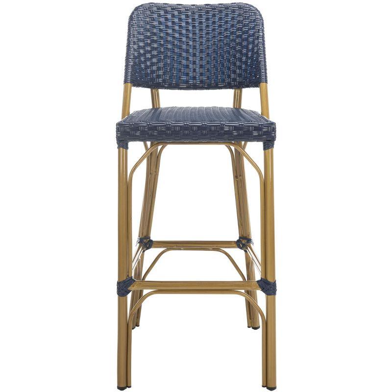 Deltana Barstool - Indoor/Outdoor - FOX5208 - Navy - Safavieh