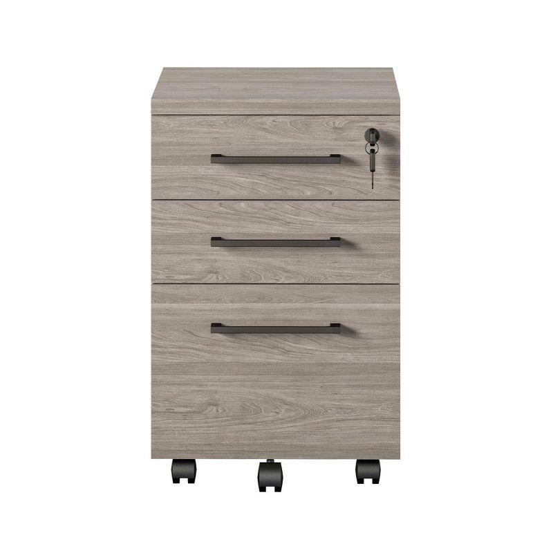 Parkside Mobile File Cabinet Light Brown - Ameriwood Home