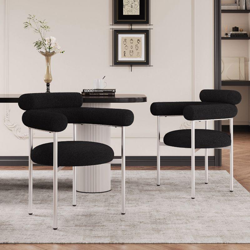 Christopher Knight Home Rylan Upholstered Armchair Dining Chairs