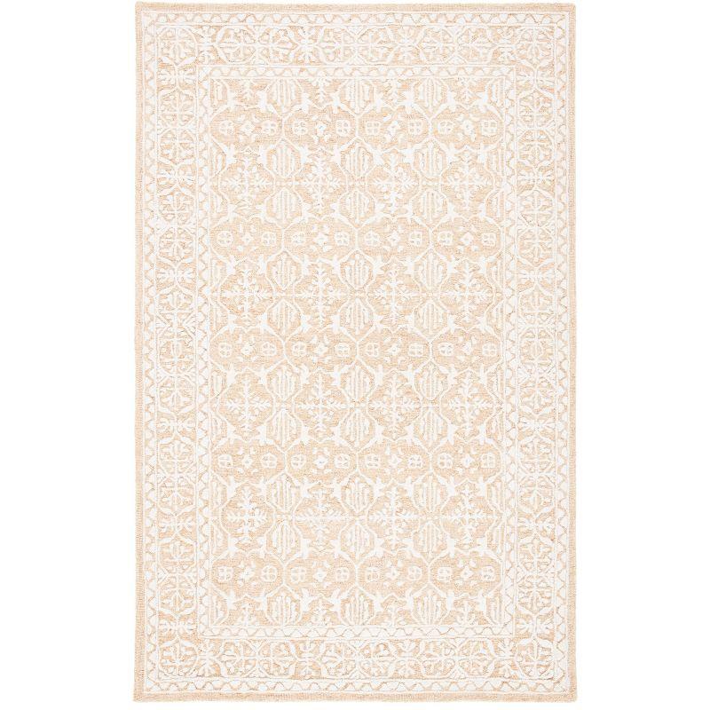 Metro MET903 Hand Tufted Indoor Area Rug - Gold/Ivory - 4'x6' - Safavieh