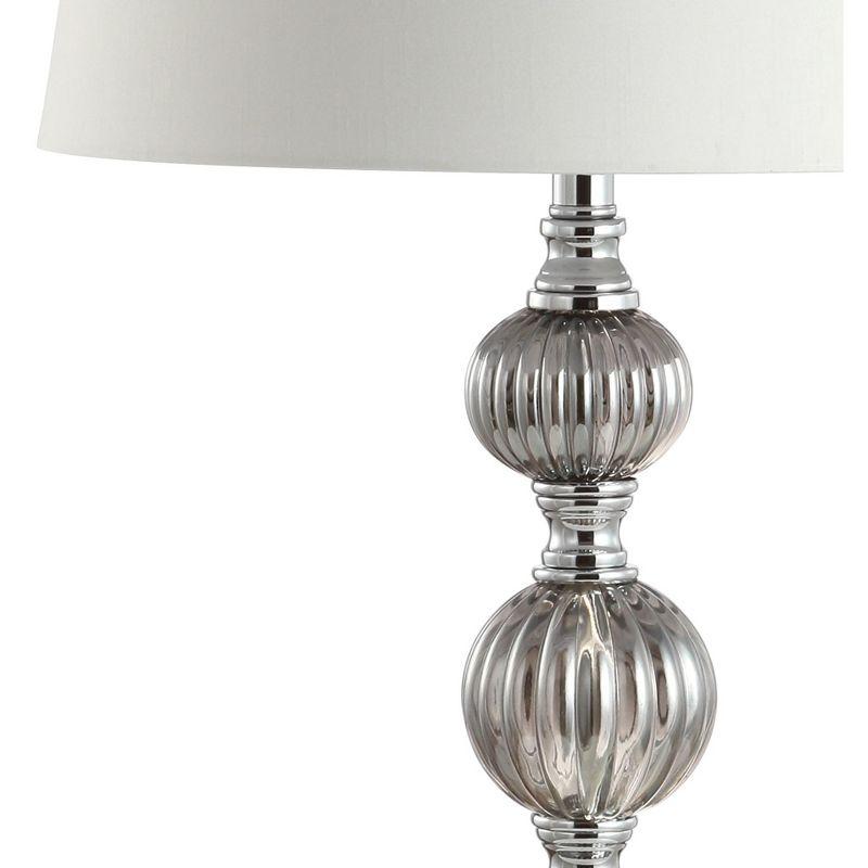 JONATHAN Y Vivienne Triple Sphere Glass/Crystal LED Table Lamp