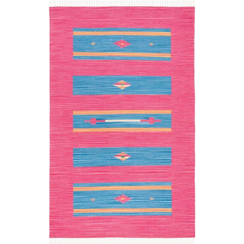 Montauk MTK551 Hand Woven Area Rug - Red/Blue - 3'x5' - Safavieh.